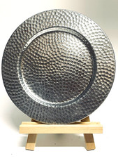Dunelm Hammered Metal Silver