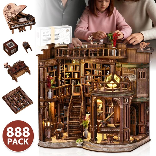 Diy wooden book nook kit - diy,