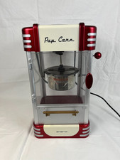 Retro Popcorn Machine Hot Electric Snack Maker Cooks Vintage Old Style EU cable