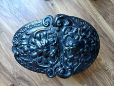 Victorian Cast Iron Coal Scuttle