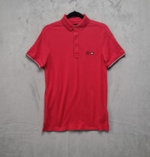 Tommy Hilfiger Mercedes/ Petronas Men's Polo T-shirt Small Short Sleeve Red