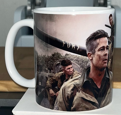 Ww2 movies fury mug - ww2,