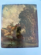 336.  John Constable The Valley Farm 13 x 11 in | Print Picture Board on Canvas