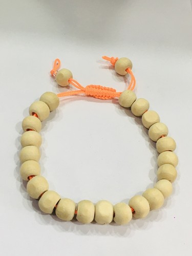 Natural tulsi wood beads - wood,