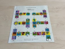 1983 IPC Magazines Ltd Unused Set of 2 x Mr Men Puzzle Bricks Card Unpunched