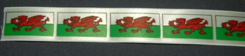 140 flags 25mm wide welsh - wide,