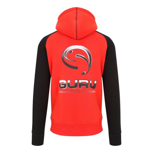 Guru hoodie red black new - hoodie,