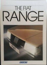 Fiat Range Brochure 1986 - 126 Panda Uno Strada Regata X1/9 VS