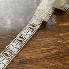 antique hand made lace trim/