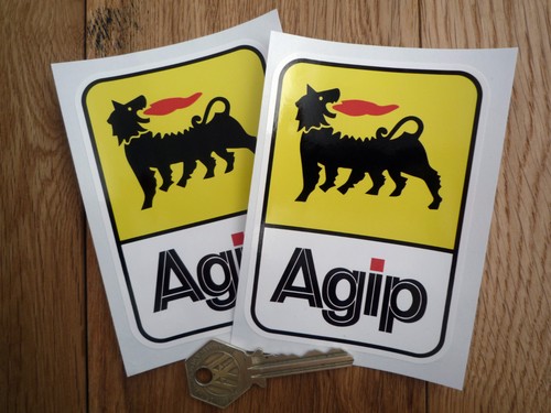 Agip stickers later - stickers,