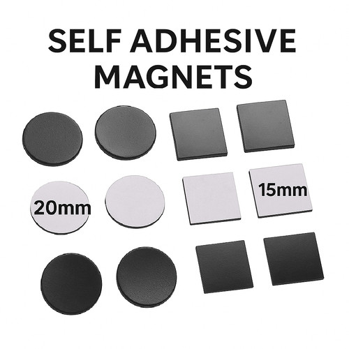 Self adhesive magnetic discs - adhesive,