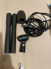 2XAudio Technica AT8033 Cardioid Condenser Microphones Battery or PhantomPowered