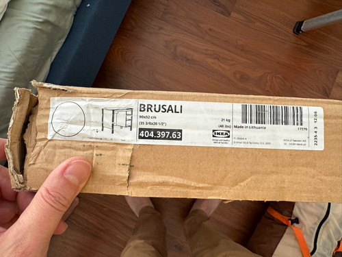 Ikea brusali white - ikea,