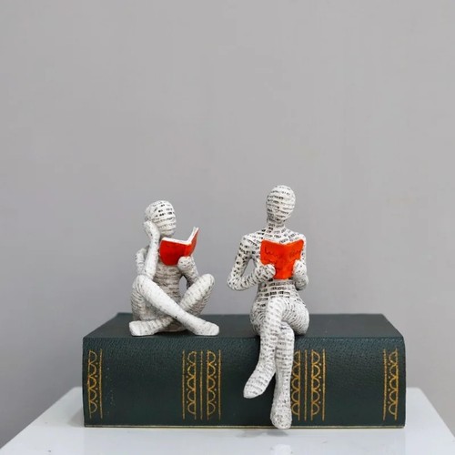 Abstract thinker woman resin - thinker,