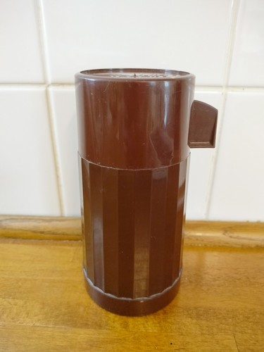 Vintage brown aladdin flask - brown,