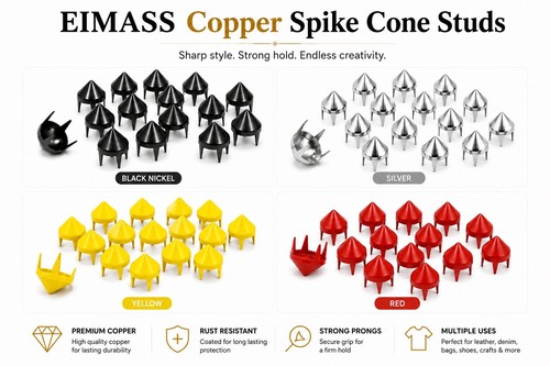 100 spike cone claw studs - spike,