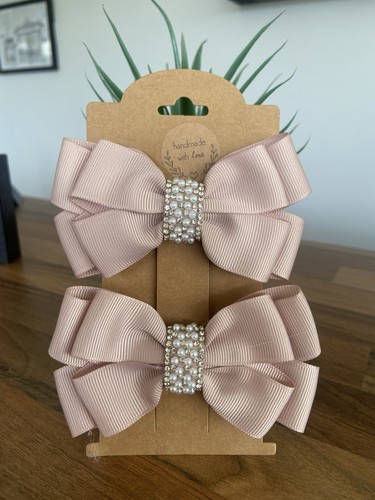 Double layer pigtail bows with - double,