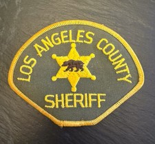 Police shoulder Patch, Los Angeles County Sheriff Genuine LASD shoulder patch