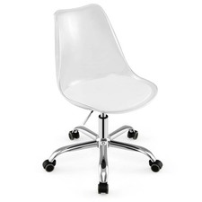 Clear Desk Chair Armless