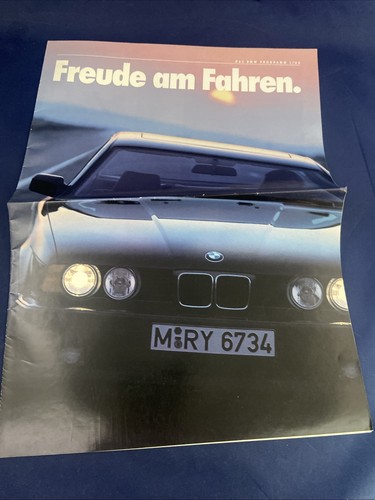 1988 brochure bmw - brochure, e30
