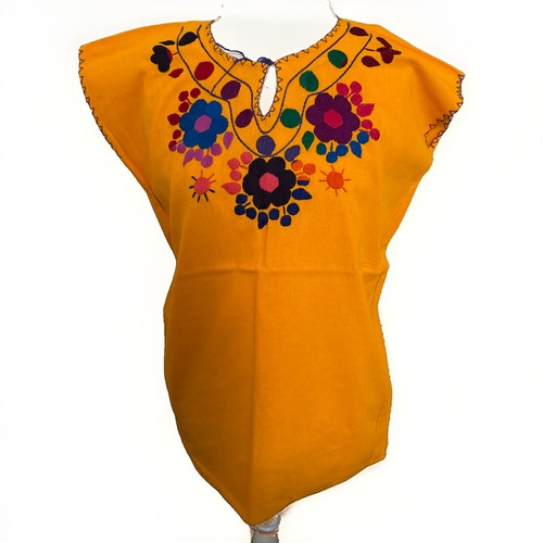 Embroidered mexican blouse - mexican,