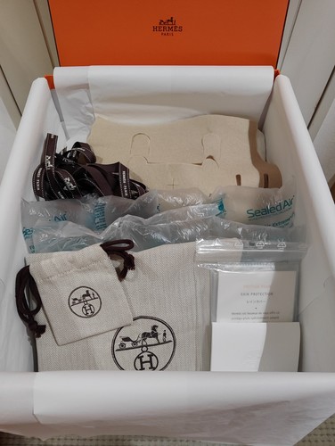 Hermes orange empty gift - hermes,