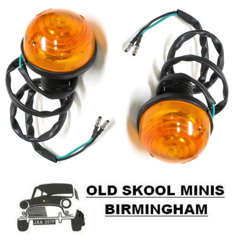 Classic mini amber front - amber,