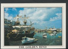 Devon Postcard - The Golden Hind, Brixham Harbour     RR4013