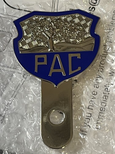 Pac police plate - plate, emblem