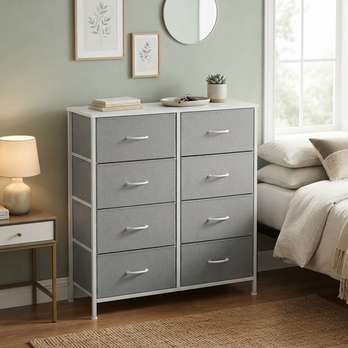 Drawer fabric dresser - fabric, with