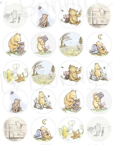 Winnie the pooh edible - edible, cupcake