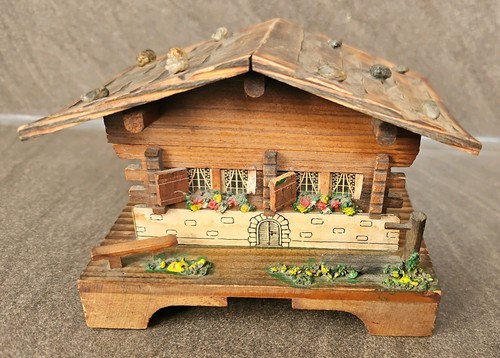 Vintage wooden chalet swiss - wooden, /