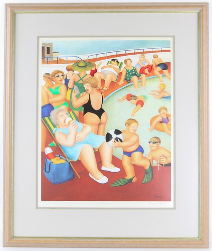 Beryl cook bathing - beryl, cook,