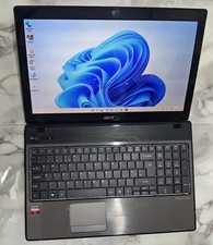 Acer Aspire 5551 15.6" Laptop AMD X3 Phenom II 4GB RAM 120GB SSD Win11 Office