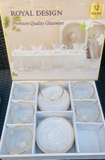 Turkish Tea 6 cups   and 6