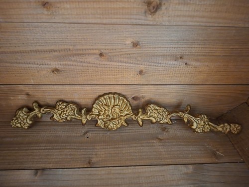 Original door pediment salvage - original,