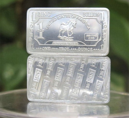 Zinc horse bullion - zinc, 1