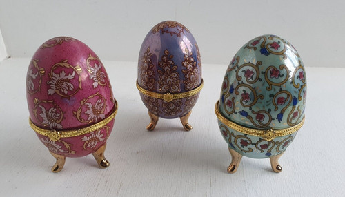 Decorative porcelain egg - porcelain,