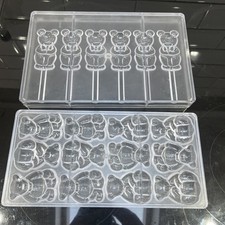 A Set of Two Polycarbonate Chocolate Bar Moulds Ideal for Chocolate Making