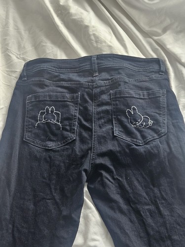 Miffy embroidered dark - embroidered,