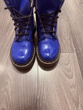 Dr.martens Boots Size 5 Blue Excellent Condition