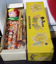 Vintage Pelham Puppets SS6 Clown String Puppet, VGiB, 1960’s or 70’s.