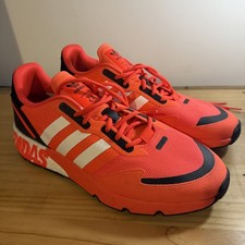 Adidas Originals ZX 1K BOOST Solar Red Orange FY3631 Men Running Shoe Size US 12