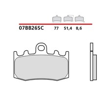 BREMBO FRONT BRAKE PAD KIT MOUNT ON BMW R 1200 RT 1200 10-13-07BB26LA