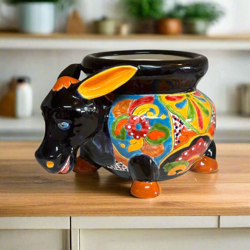 Vibrant talavera donkey - vibrant,