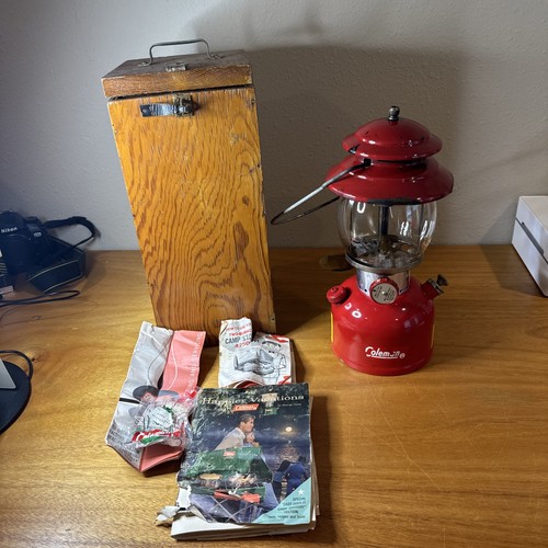 Coleman red lantern 200a - red, 1964