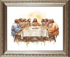 THE LAST SUPPER JESUS WITH 8