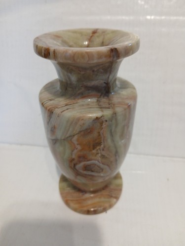 Onyx marble heavy vase 16cm - vase,