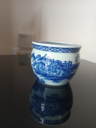 Vintage chinese blue white - blue, &