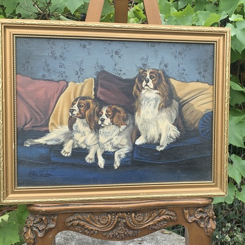 Mid 20th oil canvas king - oil,